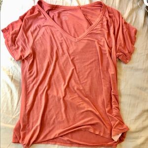 Large coral T-shirt